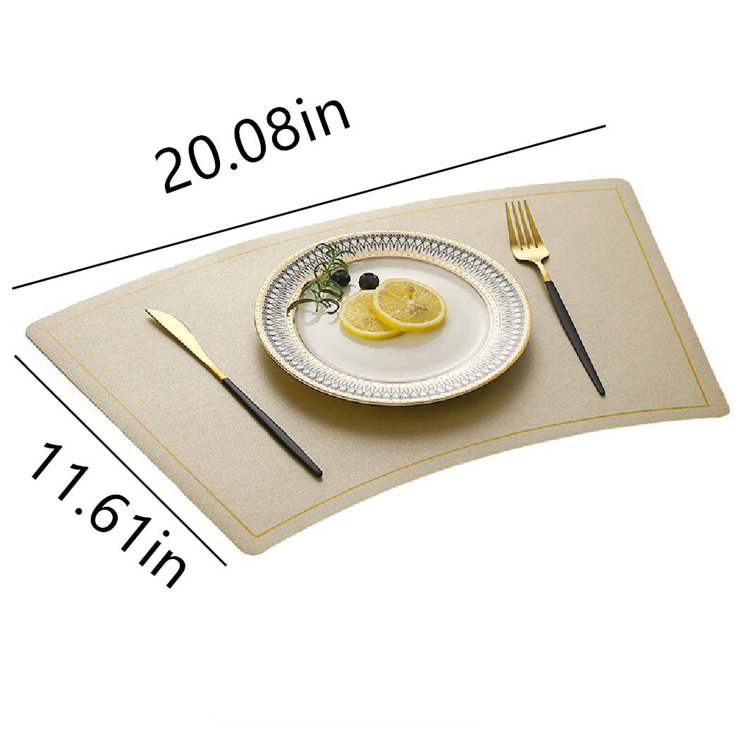 Umber Rea Linen Wedge Placemat Wayfair